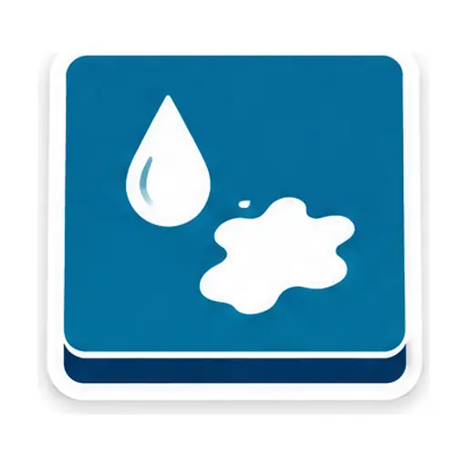 Schematic: Oil-soaked or damp slab