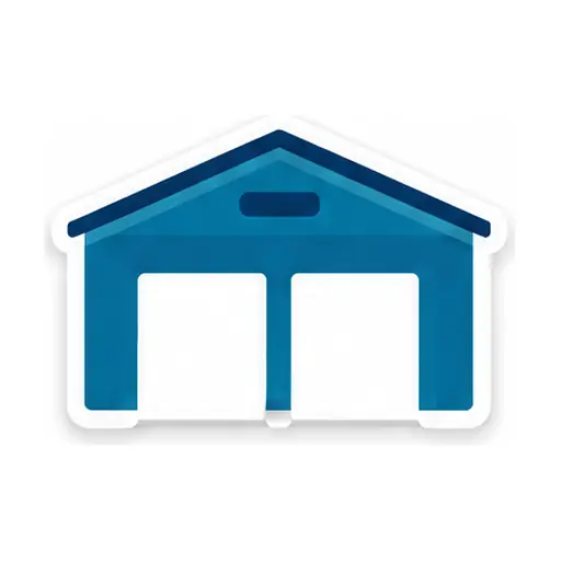 Schematic: 2-car garage