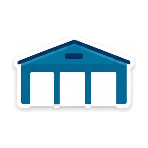 Schematic: 3-car garage